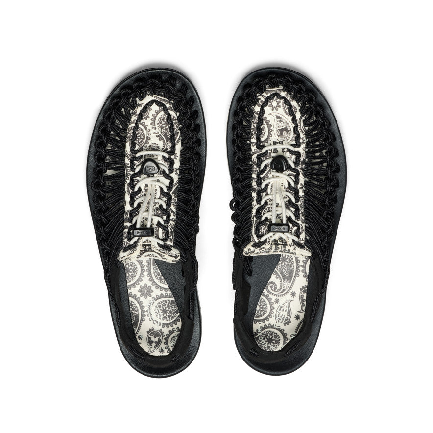 Men's UNEEK Sneaker x T.H.C. Blk Raven Paisley - Keen