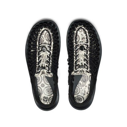 Men's UNEEK Sneaker x T.H.C. Blk Raven Paisley - Keen