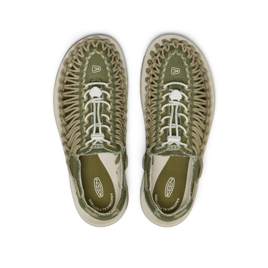 Men's UNEEK Canvas Martini Olive/Birch - Keen