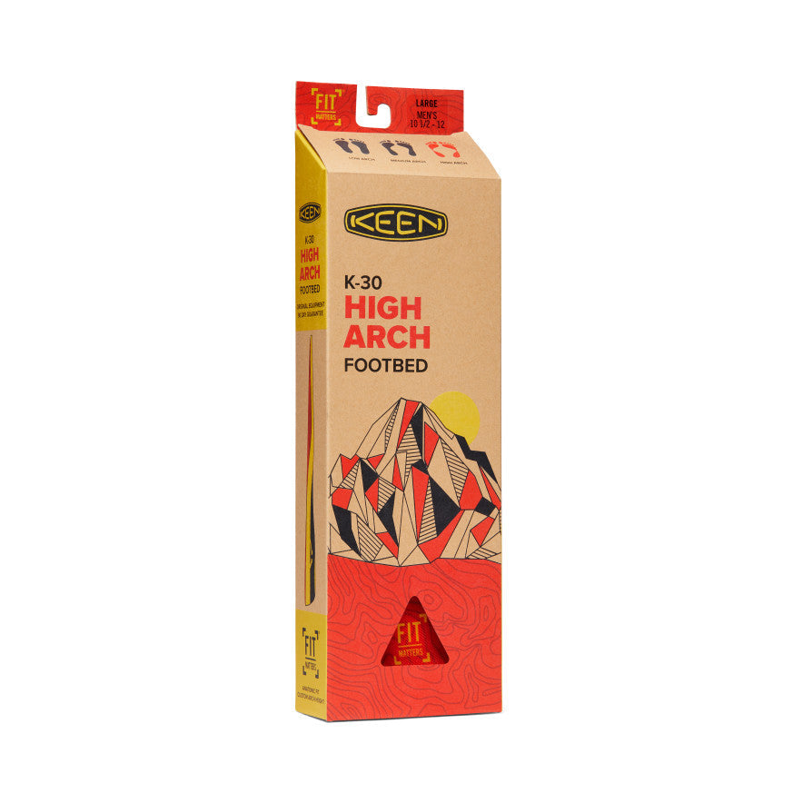 Men's Outdoor K-30 High Arch Insole Red - Keen