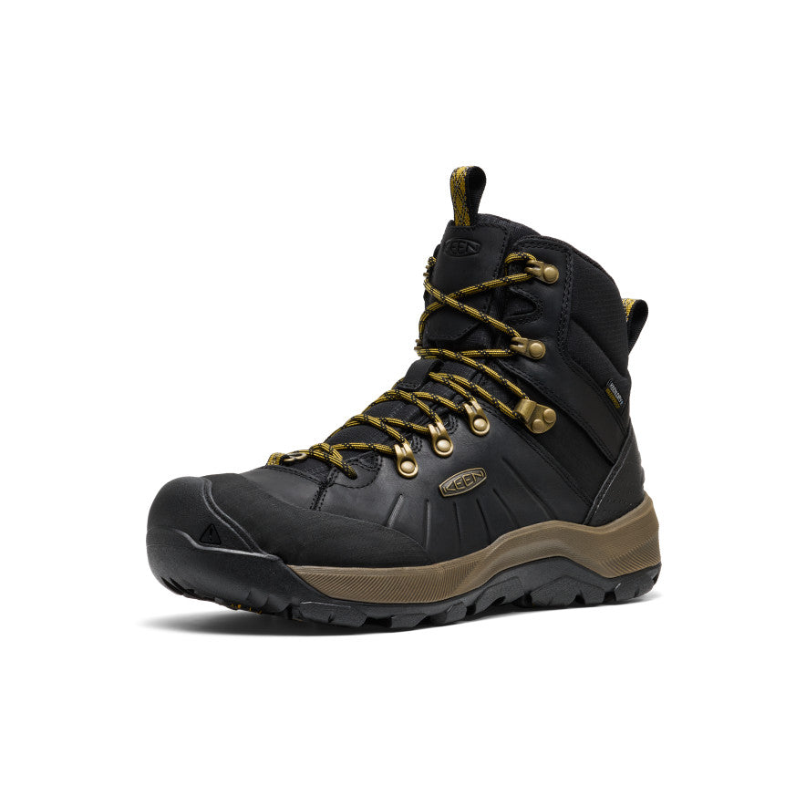 Men's Revel IV Polar Waterproof Boot Black/Lemon Curry - Keen