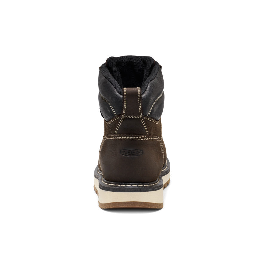 Men's Cincinnati 6" Waterproof Boot (Carbon Toe) Dark Chocolate/Sandshell - Keen