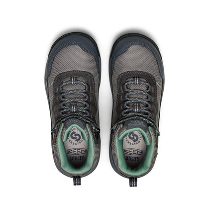 Women's Skokie Waterproof Work Boot (Carbon Toe) Magnet/Black - Keen