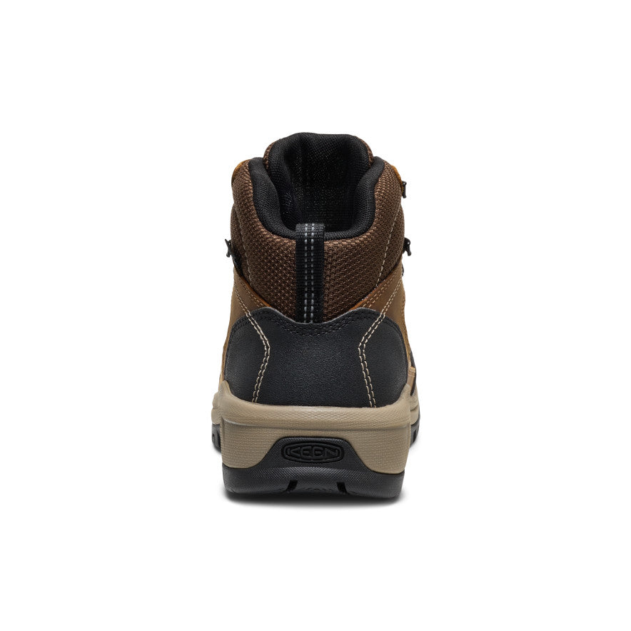 Women's Skokie Waterproof Work Boot (Soft Toe) Bison/Black - Keen