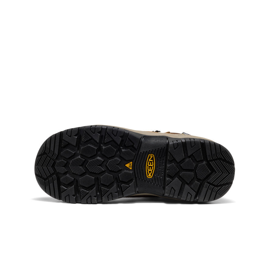 Women's Skokie Waterproof Work Boot (Soft Toe) Bison/Black - Keen