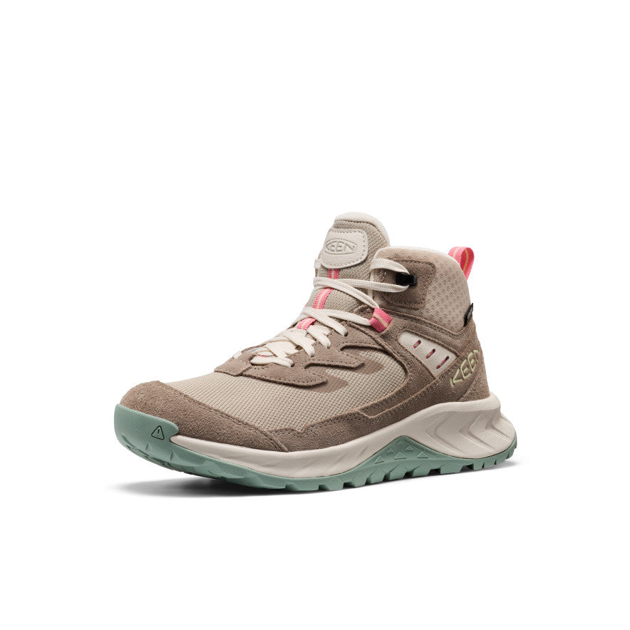 Women's Hightrail Waterproof Hiking Boot Brindle/Pink Lemonade - Keen