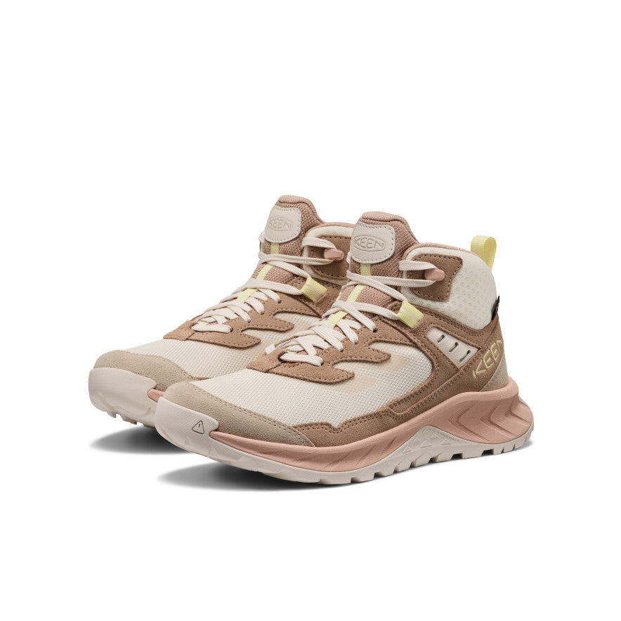 Women's Hightrail Waterproof Hiking Boot Warm Taupe/Birch - Keen