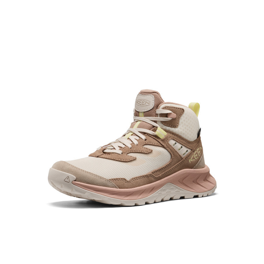 Women's Hightrail Waterproof Hiking Boot Warm Taupe/Birch - Keen