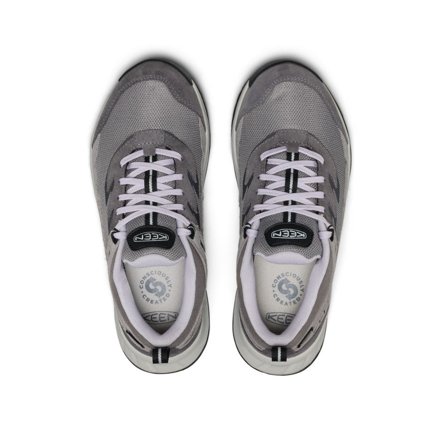 Women's Hightrail Waterproof Hiking Shoe Steel Grey/Thistle - Keen