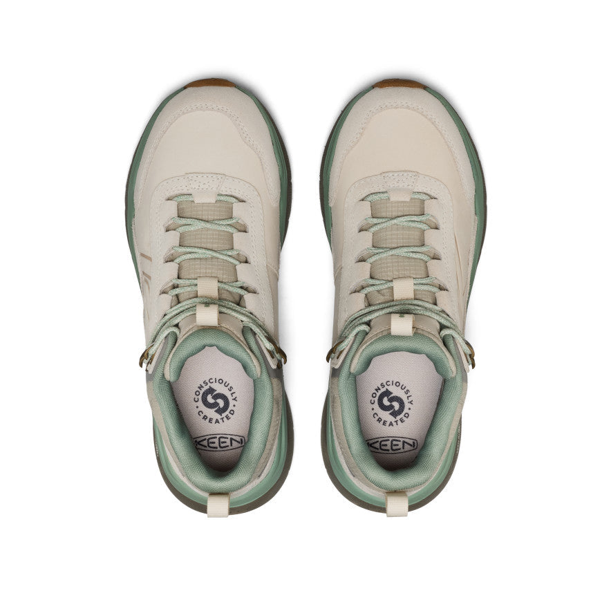 Women's Leiki Waterproof Leather Hiking Boot Birch/Lily Pad - Keen