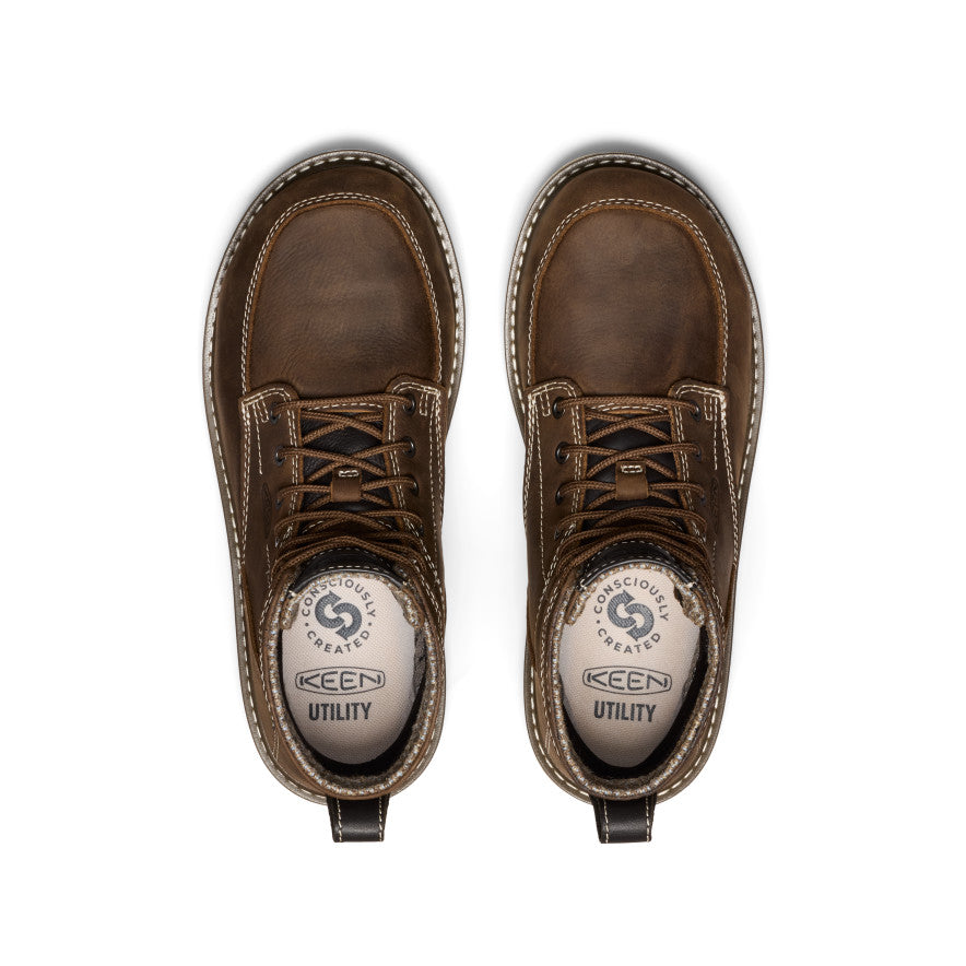 Women's San Jose 6" Waterproof Boot (Aluminum Toe) Cascade Brown/Gum - Keen