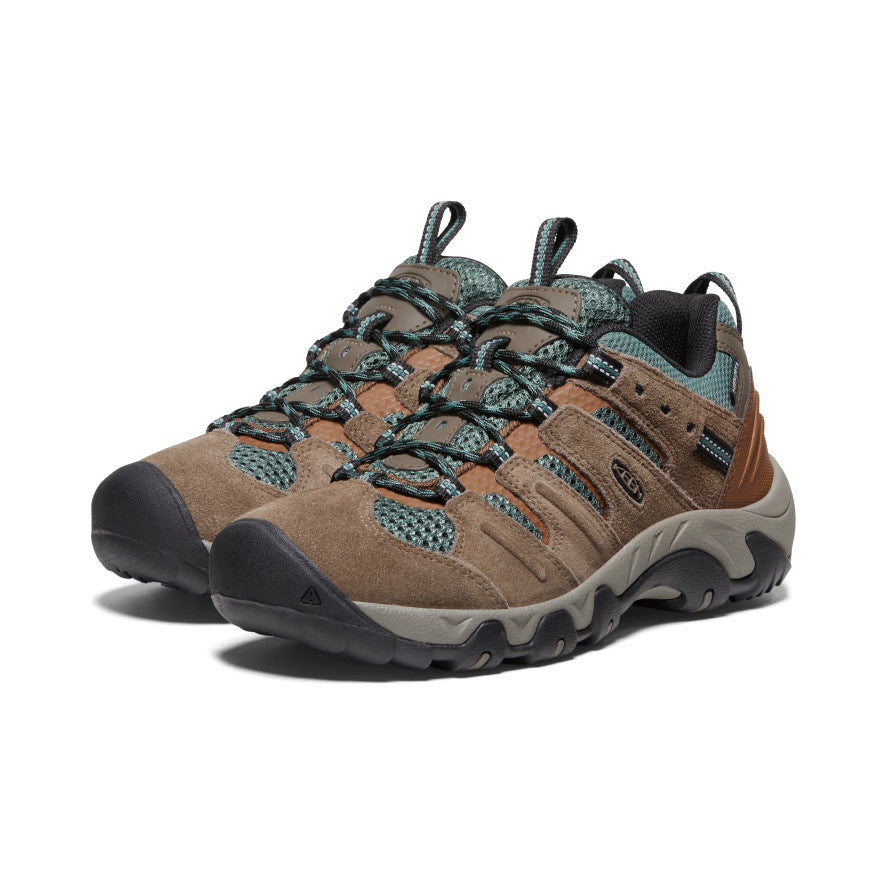 Women's Headout Waterproof Hiking Shoe Shitake/Dark Forest - Keen