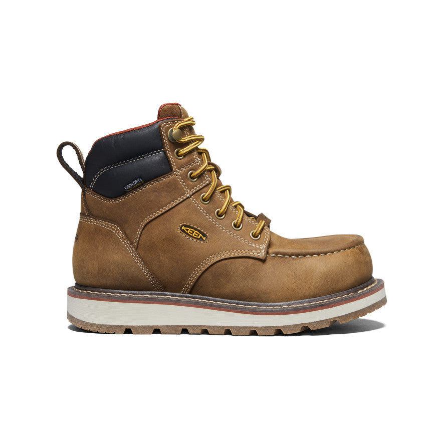 Women's Cincinnati 6" Waterproof Boot (Carbon Toe) Belgian/Sandshell - Keen
