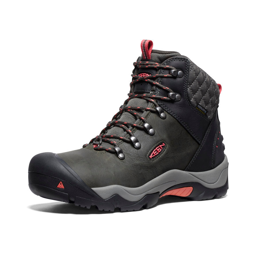 Women's Revel III Waterproof Winter Boot Black/Rose - Keen