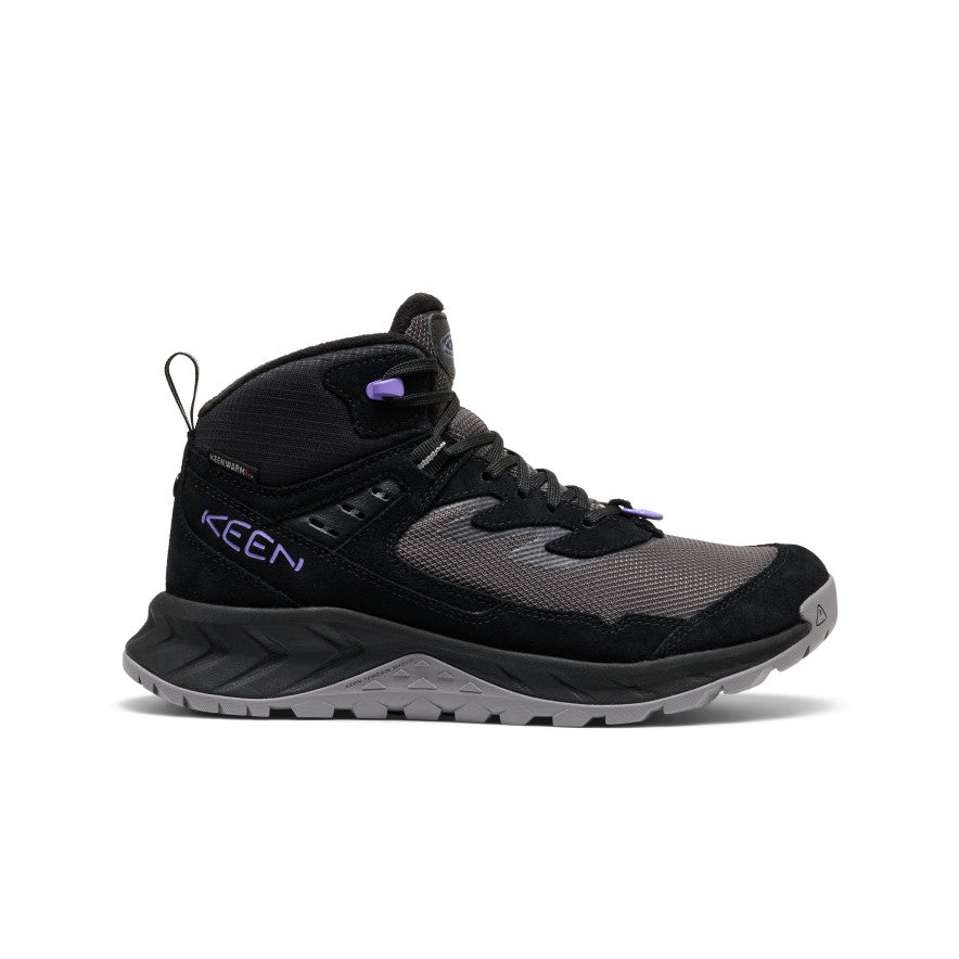 Women's Hightrail Polar Waterproof Hiking Boot Black/Aster Purple - Keen