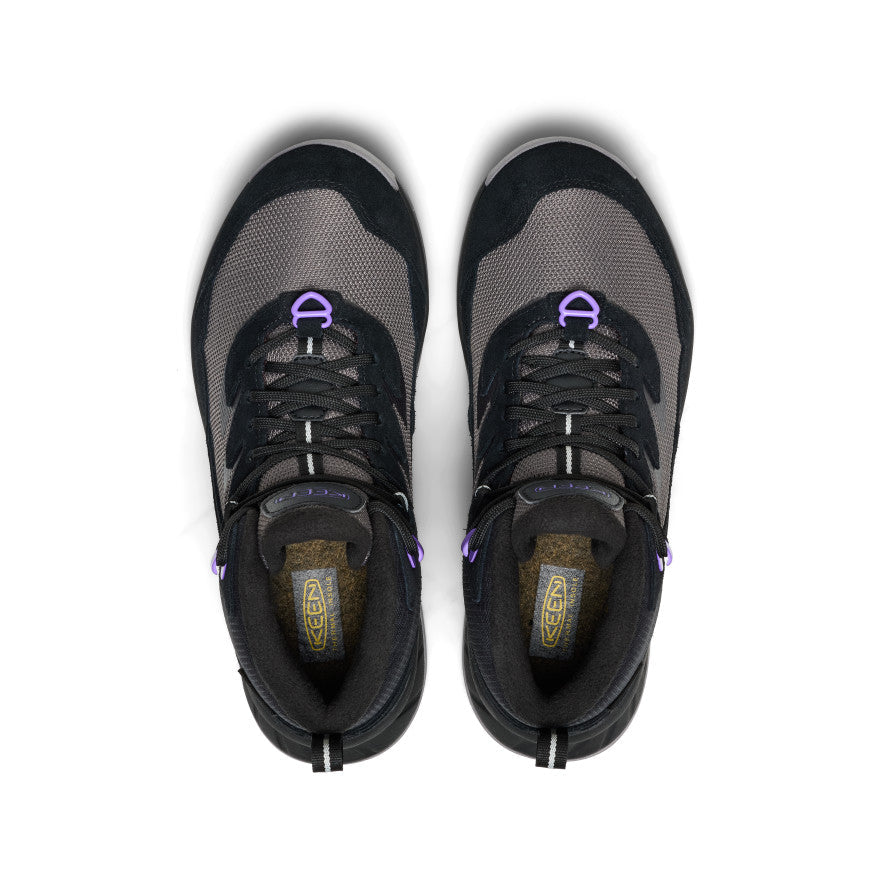 Women's Hightrail Polar Waterproof Hiking Boot Black/Aster Purple - Keen