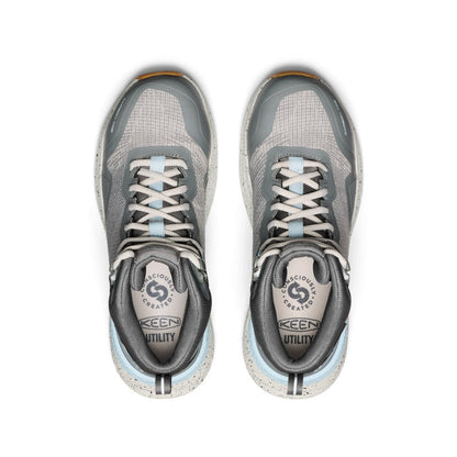 Women's Synchro Waterproof Work Boot (Carbon Toe) Steel Grey/Gum - Keen