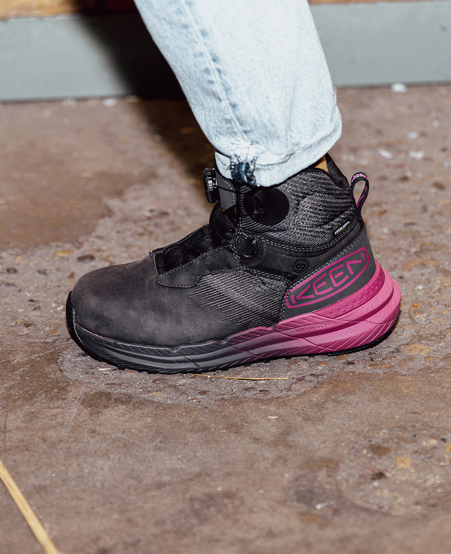 Women's Snapline RF Waterproof Boot (Carbon Toe) Magnet/Black - Keen