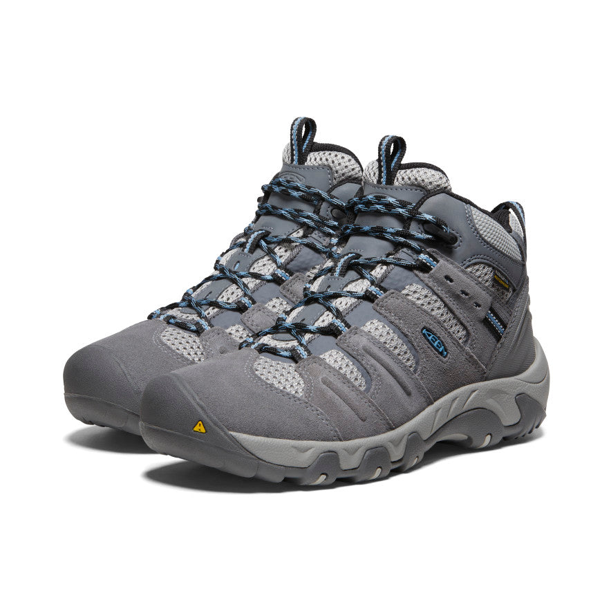 Women's Headout Waterproof Hiking Boot Steel Grey/Blue Heaven - Keen