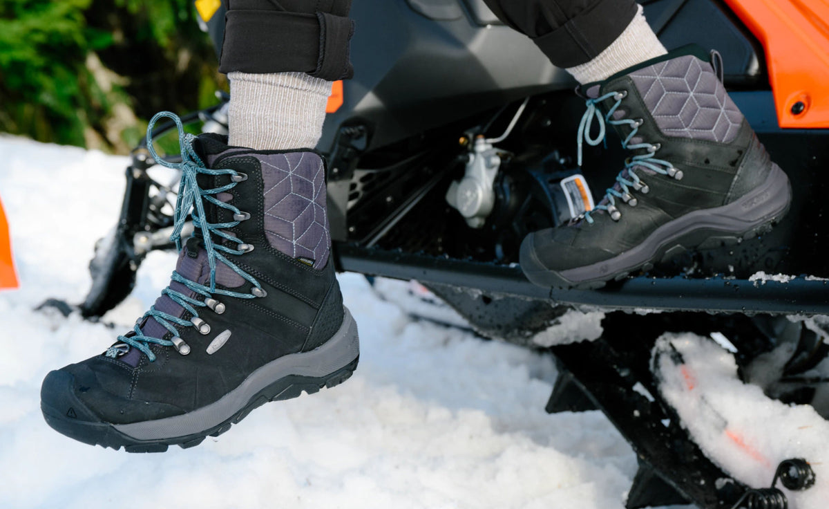 Women's Revel IV High Polar Waterproof Boot Black/North Atlantic - Keen