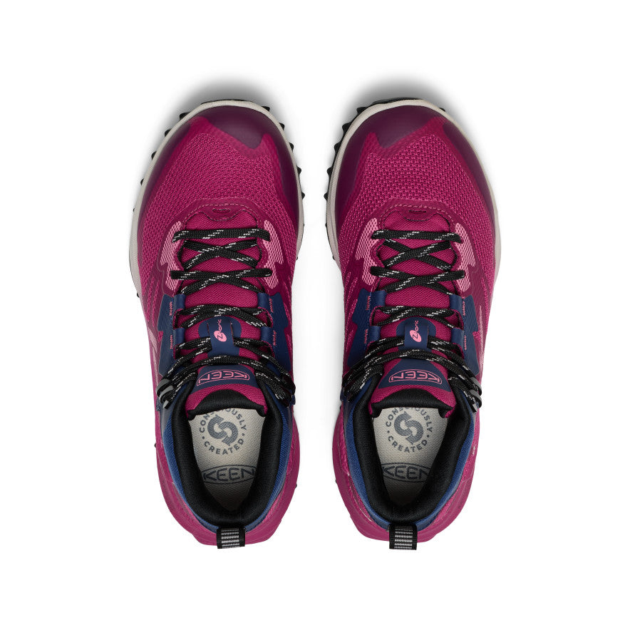 Women's Zionic NXT Waterproof Hiking Boot Beaujolais/Pink Lemonade - Keen