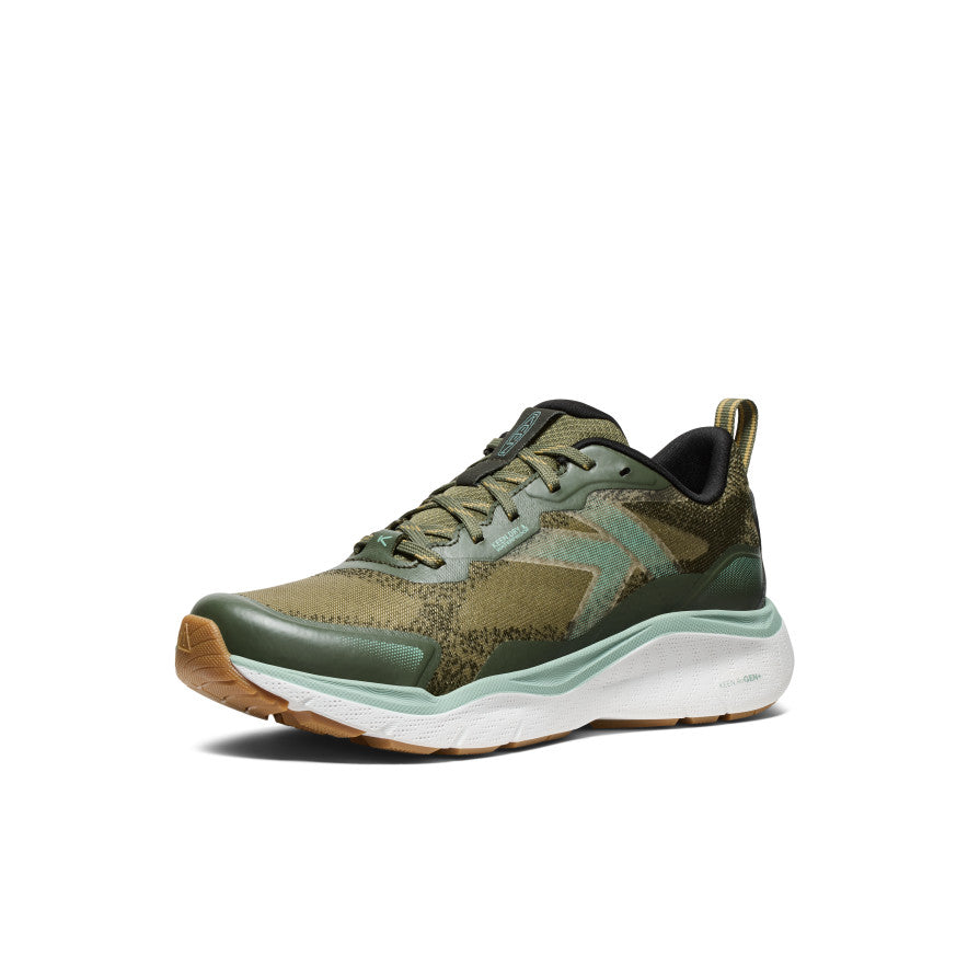 Women's Leiki Waterproof Hiking Shoe Winter Moss/Granite Green - Keen
