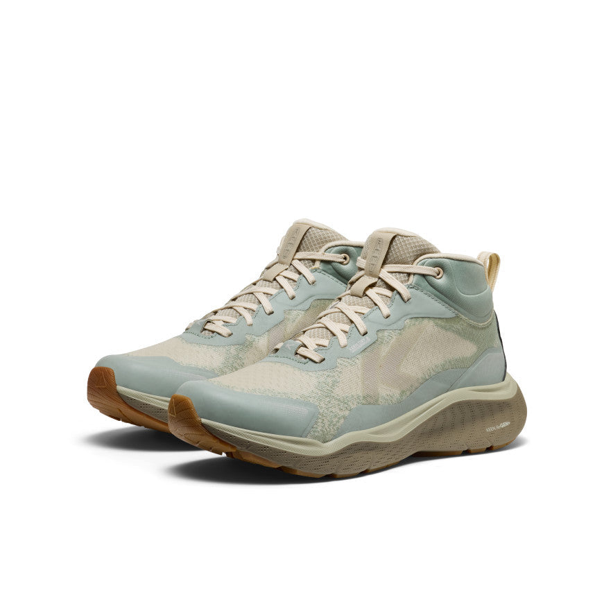 Women's Leiki Waterproof Hiking Boot Iceberg Green/Birch - Keen