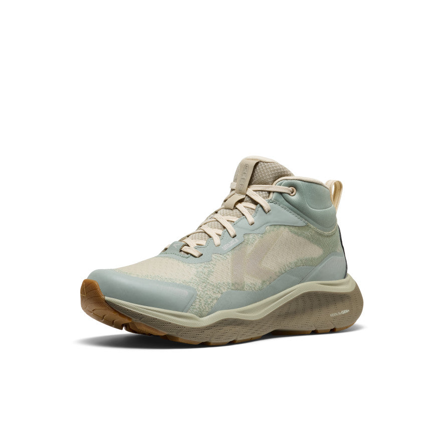Women's Leiki Waterproof Hiking Boot Iceberg Green/Birch - Keen