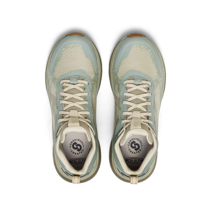 Women's Leiki Waterproof Hiking Boot Iceberg Green/Birch - Keen