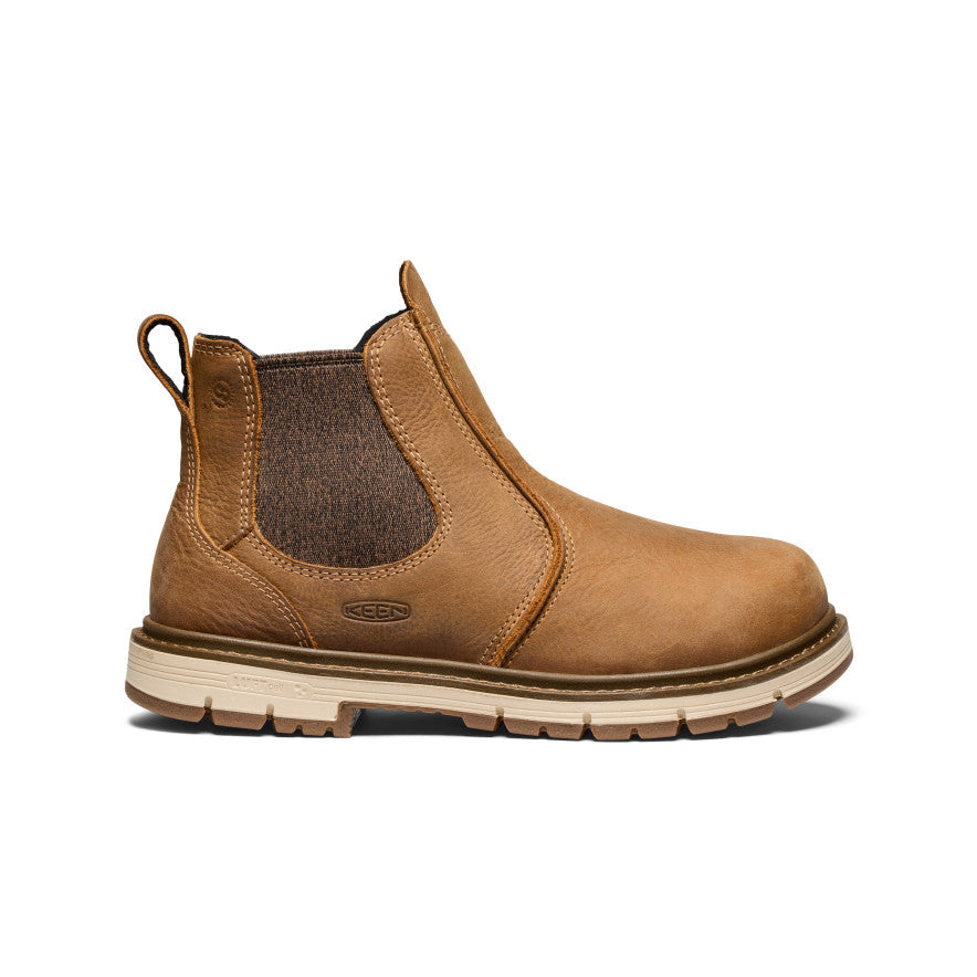 Women's San Jose Chelsea 90° Heel Boot (Soft Toe) Belgian/Gum - Keen