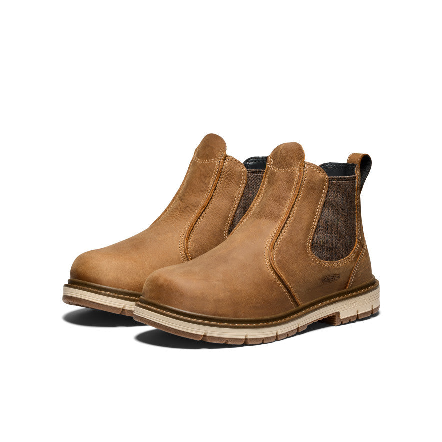 Women's San Jose Chelsea 90° Heel Boot (Soft Toe) Belgian/Gum - Keen