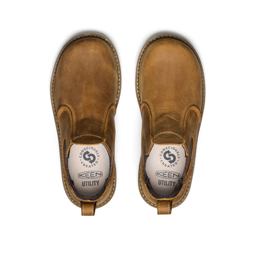 Women's San Jose Chelsea 90° Heel Boot (Soft Toe) Belgian/Gum - Keen