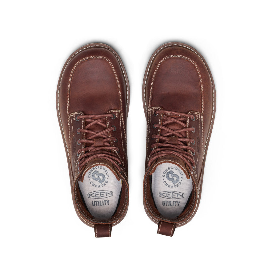 Women's San Jose 6" Boot (Aluminum Toe) Gingerbread/Gum - Keen