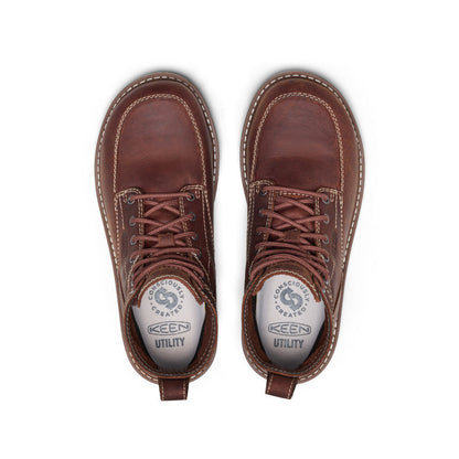 Women's San Jose 6" Boot (Aluminum Toe) Gingerbread/Gum - Keen