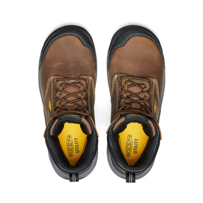 Women's Evanston 6" ESD Boot (Carbon Toe) Bison/Black - Keen