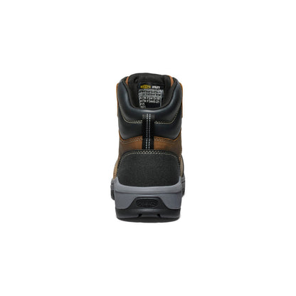 Women's Evanston 6" ESD Boot (Carbon Toe) Bison/Black - Keen