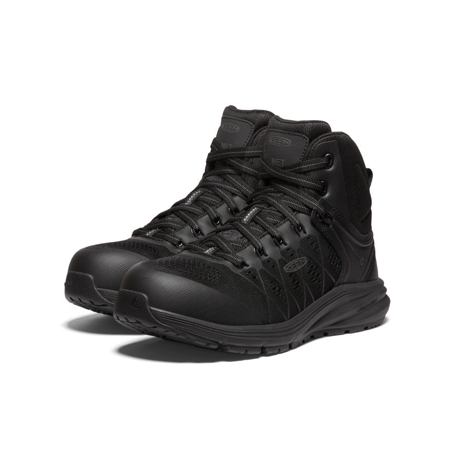 Women's Vista Energy Mid INT MET (Carbon Toe) Black/Raven - Keen