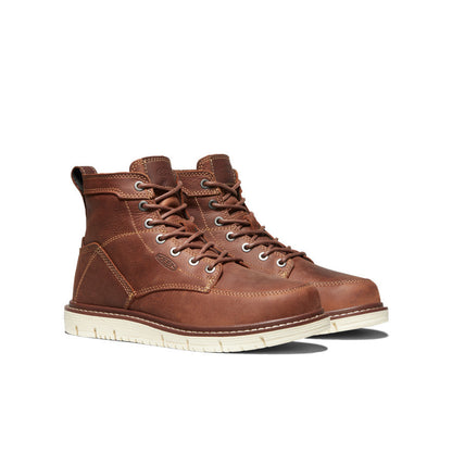 Women's San Jose 6" Boot (Soft Toe) Gingerbread/Off White - Keen