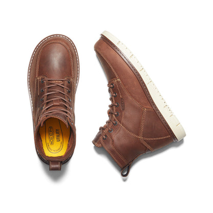 Women's San Jose 6" Boot (Soft Toe) Gingerbread/Off White - Keen