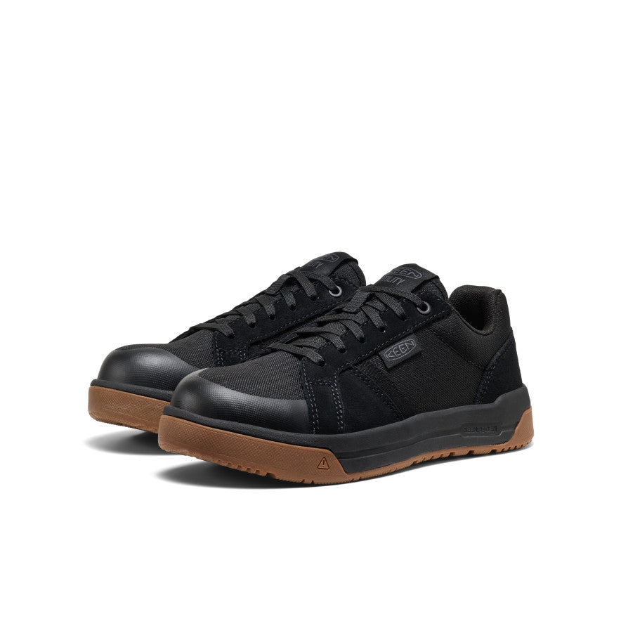 Women's Kenton Work Shoe (Carbon Toe) Black/Gum - Keen