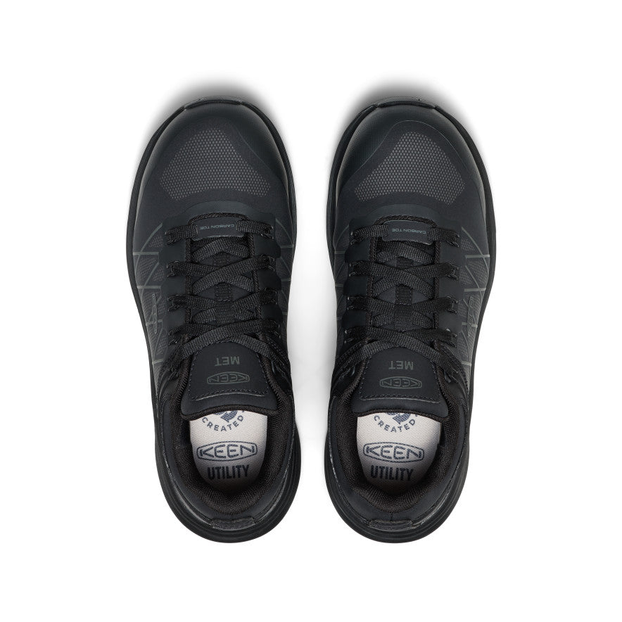 Women's Vista Energy XT Work Sneaker INT MET (Carbon Toe) Black/Magnet - Keen