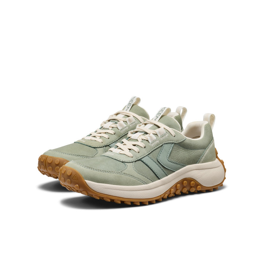 Women's KS86 Leather Sneaker Lily Pad/Birch - Keen