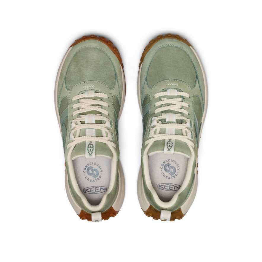 Women's KS86 Leather Sneaker Lily Pad/Birch - Keen