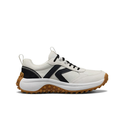 Women's KS86 Leather Sneaker Star White/Black - Keen