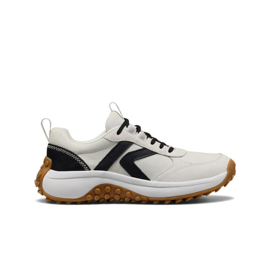 Women's KS86 Leather Sneaker Star White/Black - Keen