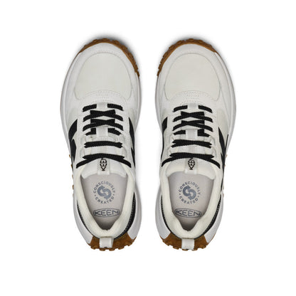 Women's KS86 Leather Sneaker Star White/Black - Keen