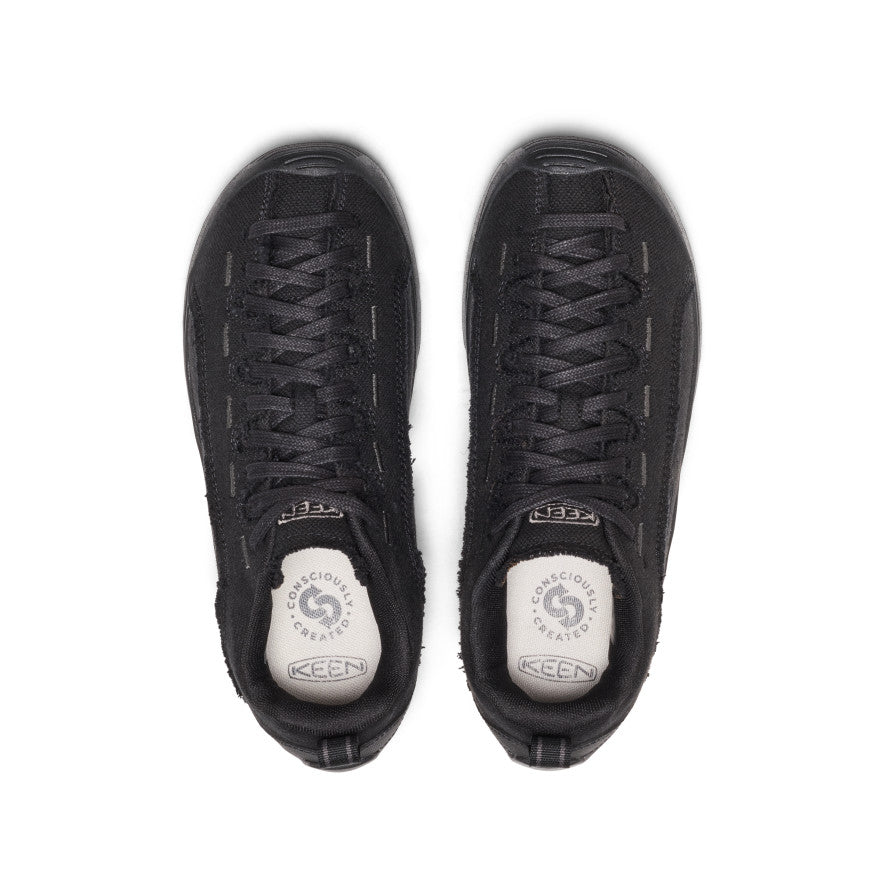 Women's Jasper Split Sneaker Black/Black - Keen