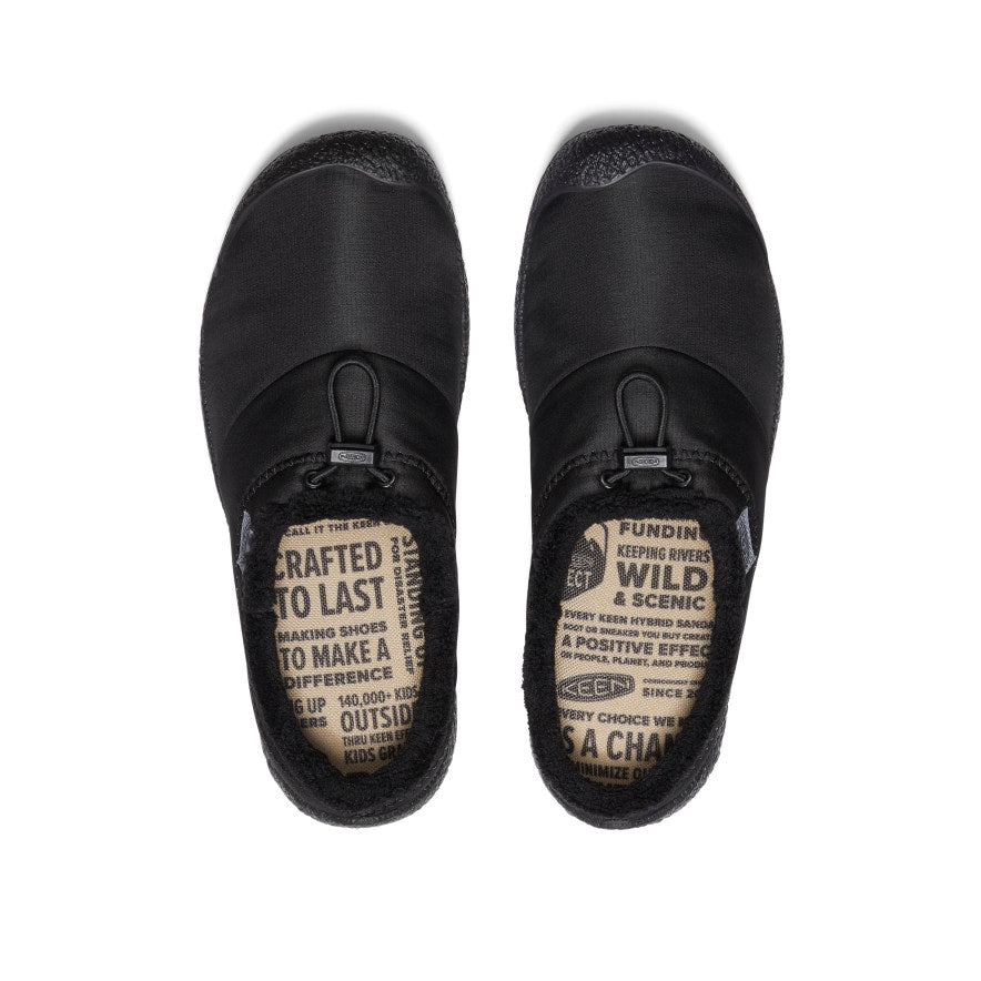 Women's Howser III Slide Black Smooth Nylon - Keen