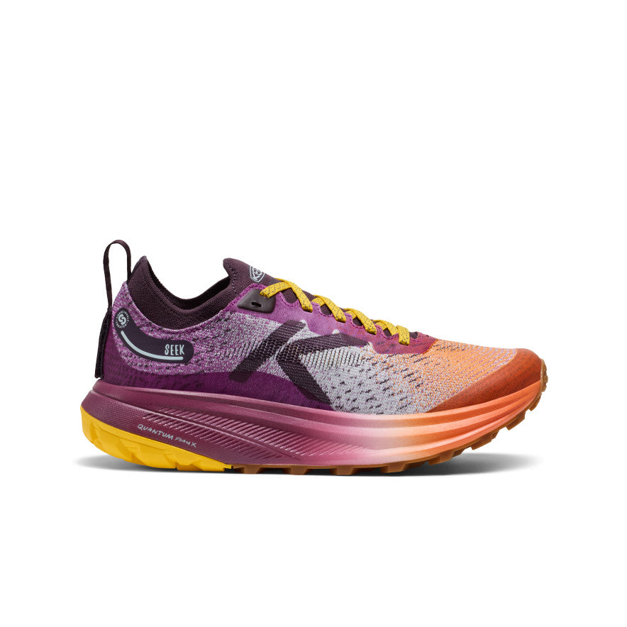 Women's Seek Trail Running Shoe Willowherb/Orange Peel - Keen