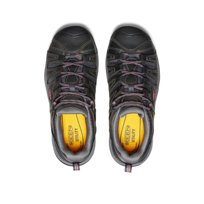 Women's Flint II (Steel Toe) Magnet/Rose - Keen